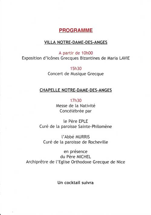 invitation exhibition Icons Le Cannet 2